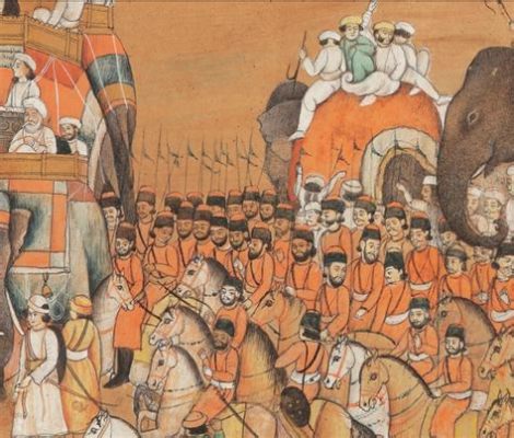 The Siege of Agra A Vivid Depiction of Mughal Military Prowess and Architectural Splendor!